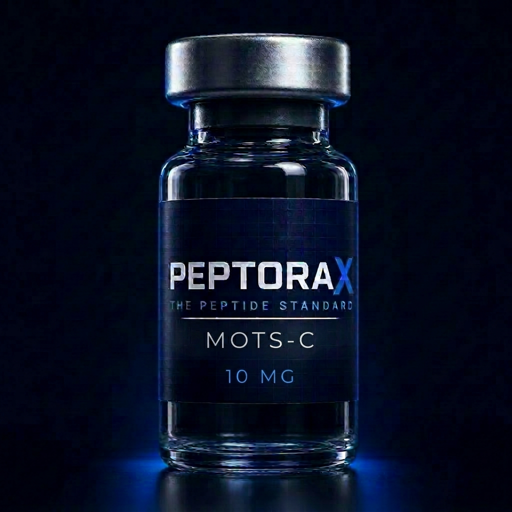 PeptoraX MOTS-c 10mg vial research peptide vial