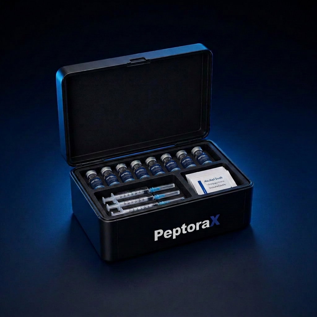 PeptoraX PeptoraX Research Storage Organizer Multi-compartment research peptide vial